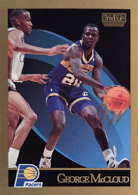 George McCloud - Indiana Pacers - 1990 SkyBox Card #116