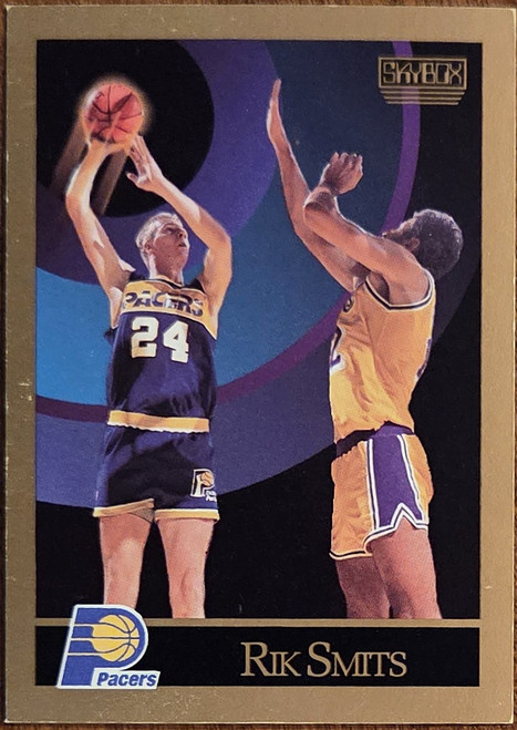 Rik Smits - Indiana Pacers - 1990 SkyBox Card #122