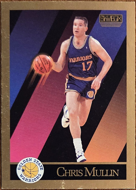 Chris Mullin - Golden State Warriors - 1990 SkyBox Card #98