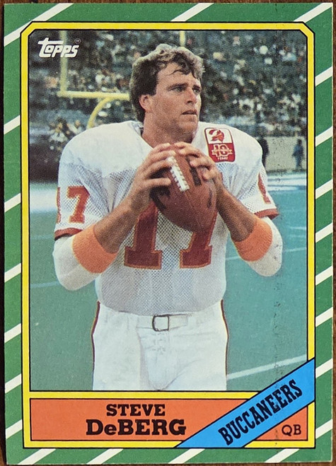 Steve DeBerg - Tampa Bay Buccaneers- 1986 Topps Card #373