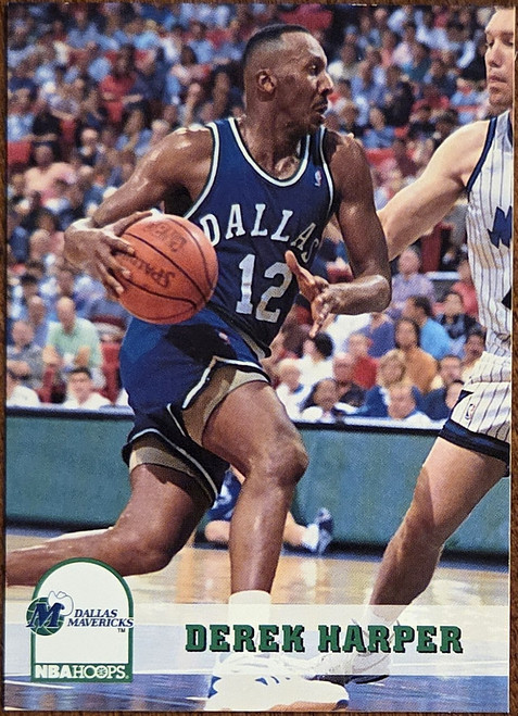 Derek Harper - Dallas Mavericks - 1993 SkyBox Card #45