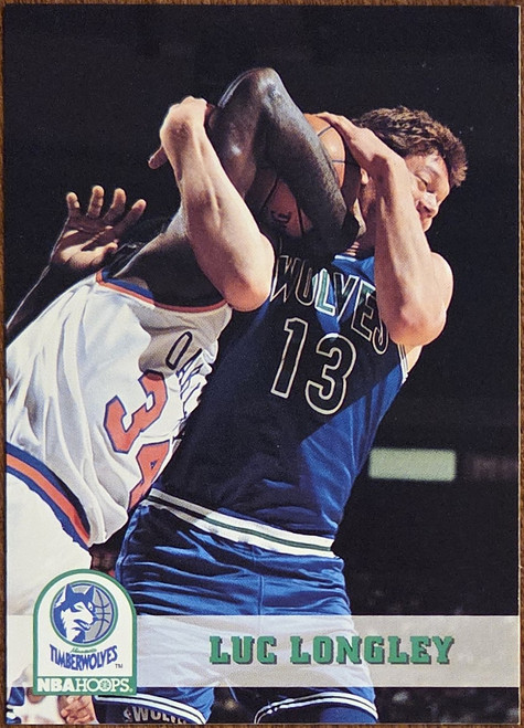 Luc Longley - Minnesota Timberwolves - 1993 SkyBox Card #130