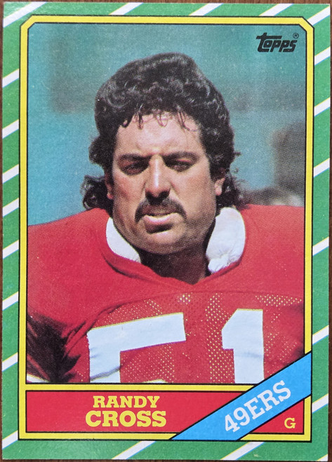 Randy Cross - San Francisco 49ers - 1986 Topps Card #162