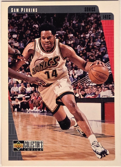 Sam Perkins - Seattle SuperSonics - 1997 Upper Deck Collectors Choice Card #135