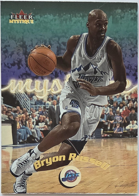 Bryon Russell - Utah Jazz - 2000-01 Fleer Mystique Card #9