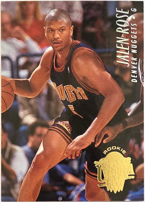 Jalen Rose - Denver Nuggets - 1994-95 Fleer Ultra Card #234