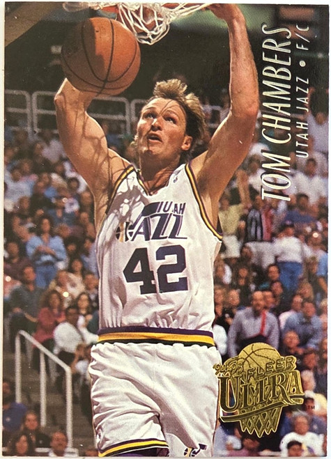 Tom Chambers - Utah Jazz - 1994-95 Fleer Ultra Card #340