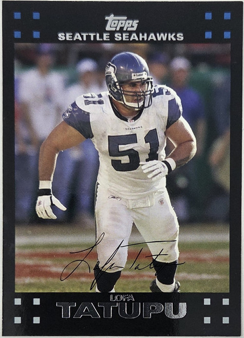 Lofa Tatupu - Seattle Seahawks- 2007 Topps Card #281