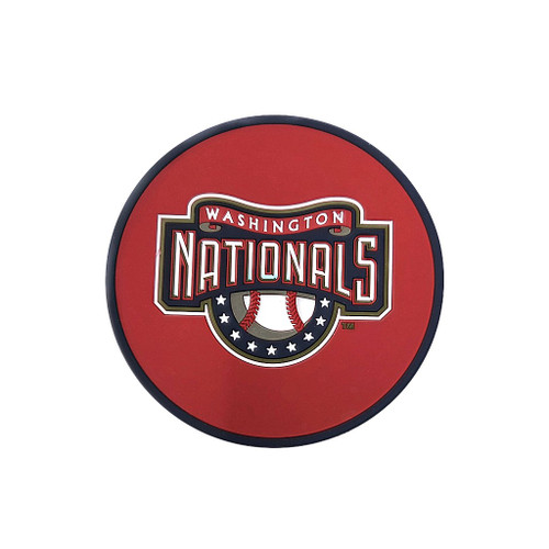 Washington Nationals MLB Red & Blue Coaster Set - Logo & Wordmark