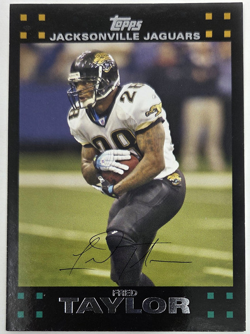 Fred Taylor - Jacksonville Jaguars - 2007 Topps Card #75