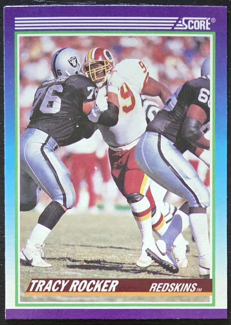 Tracey Rocker - Washington Redskins - 1990 Score Card #550