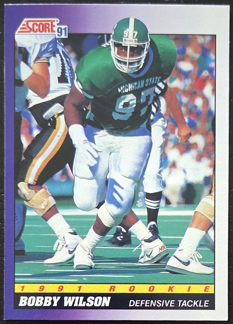 Bobby Wilson - Washington Redskins - 1991 Score Rookie NFL Football Card #606