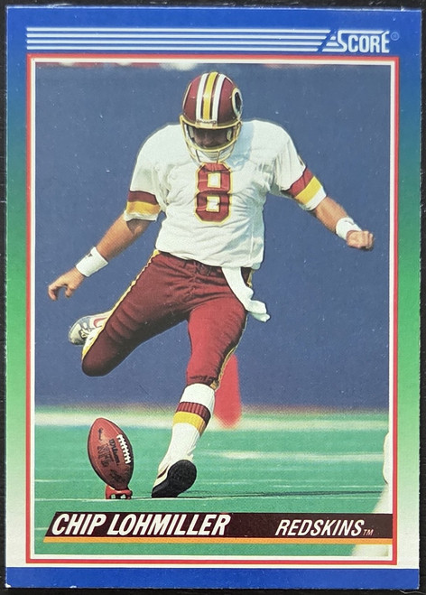 Chip Lohmiller - Washington Redskins - 1990 Score NFL Football Card #341