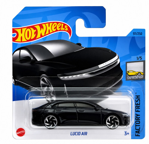 Lucid Air (Black) Hot Wheels Toy Vehicle Factory Fresh