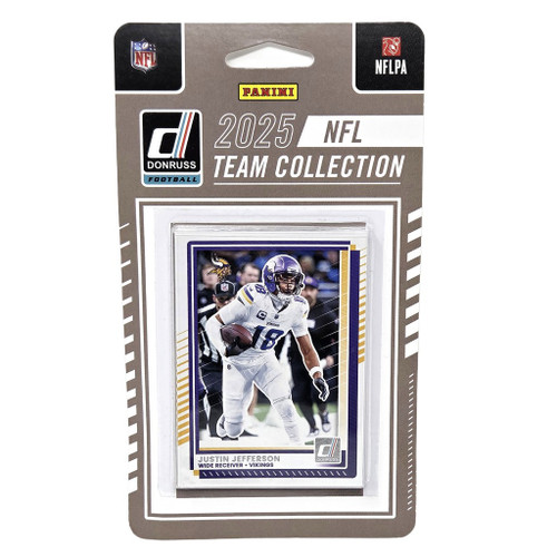 Minnesota Vikings Panini Donruss Football - 2025 NFL Team Collection 10 Card Set