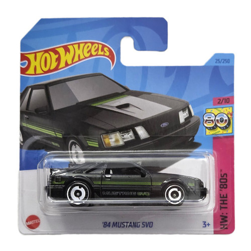 84 Mustang SVO Hot Wheels Toy Vehicle The 80s