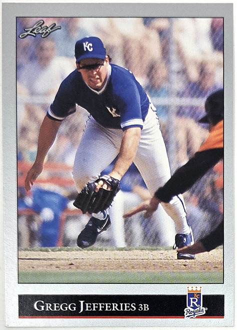 Gregg Jefferies - Kansas City Royals - 1992 Leaf Series 1 Card #215