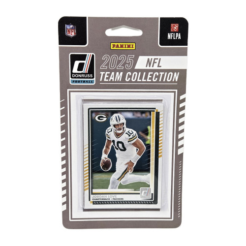 Green Bay Packers Panini Donruss Football - 2025 NFL Team Collection 11 Card Set
