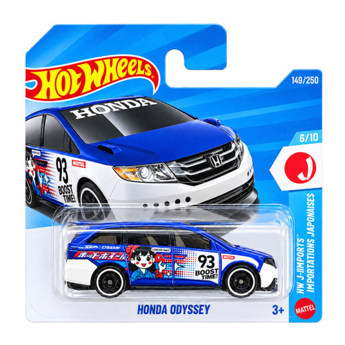 Honda Odyssey Hot Wheels - White and Blue HW Imports Anime Racing Van