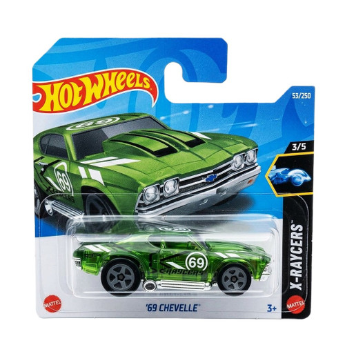 ’69 Chevelle - Hot Wheels - Translucent Green Muscle Racer HW X-Raycers Hit
