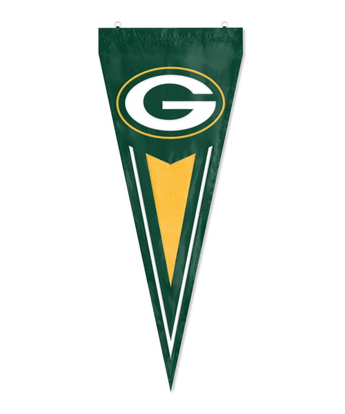 Green Bay Packers NFL Pennant Logo Flag Green Bay Packers NFL Pennant Logo Flag