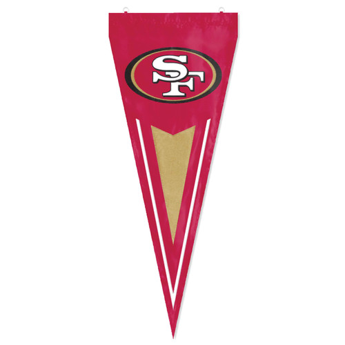 San Francisco 49ers NFL Football Pennant Logo Flag San Francisco 49ers NFL Football Pennant Logo Flag