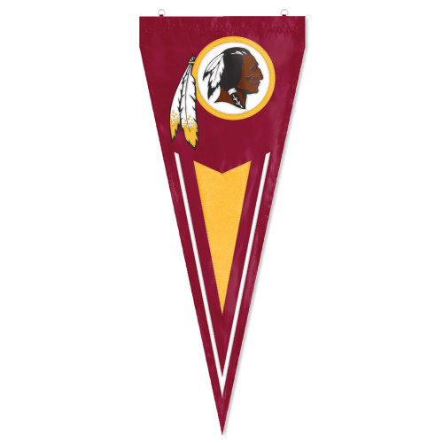 Washington Redskins NFL 34" Vertical Pennant Flag – Embroidered Nylon Indoor/Outdoor