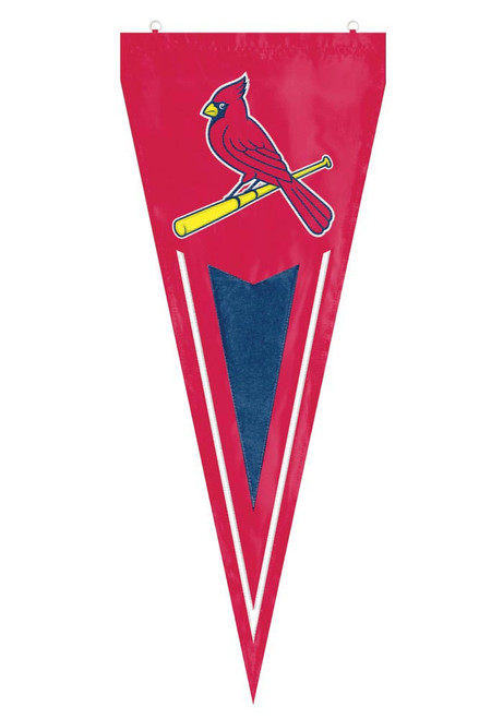 St Louis Cardinals MLB Team Logo Nylon Pennant Flag