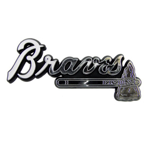 Atlanta Braves Molded Chrome Emblem