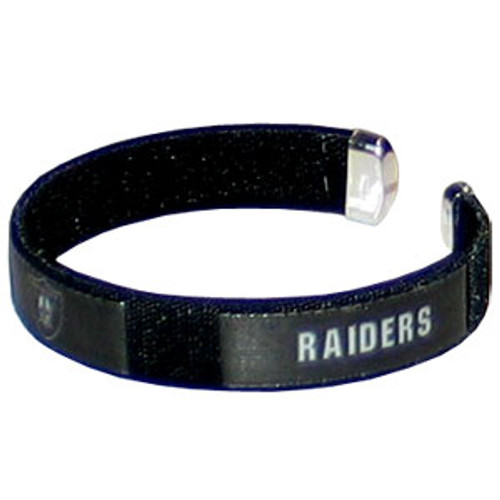 Las Vegas Raiders NFL Black Band Bracelet