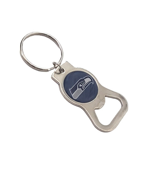 Seattle Seahawks NFL Bottle Opener Logo Keychain