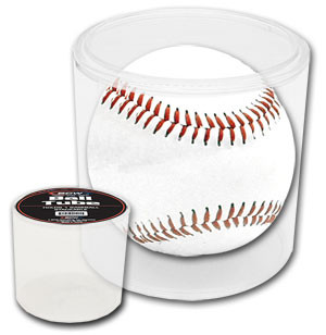 Baseball Display Case Tube – Crystal‑Clear 2‑Piece Stackable Holder