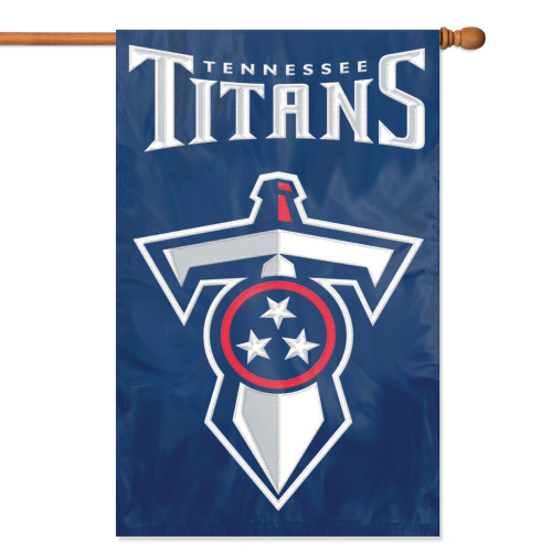 Tennessee Titans 2 Sided Vertical Banner Flag