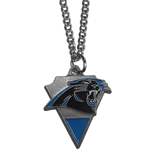 Carolina Panthers NFL Arrow 3D Logo Necklace