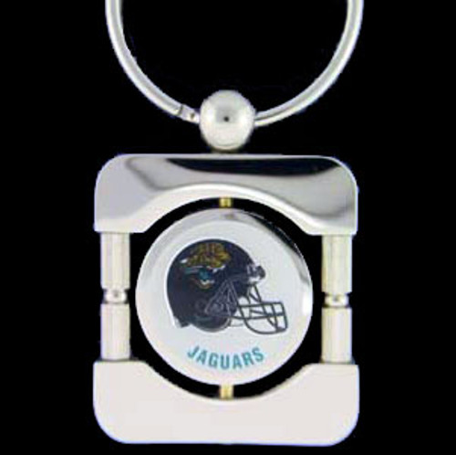 Jacksonville Jaguars NFL 360 Degree Silver Key Chain Jacksonville Jaguars NFL 360 Degree Silver Key Chain