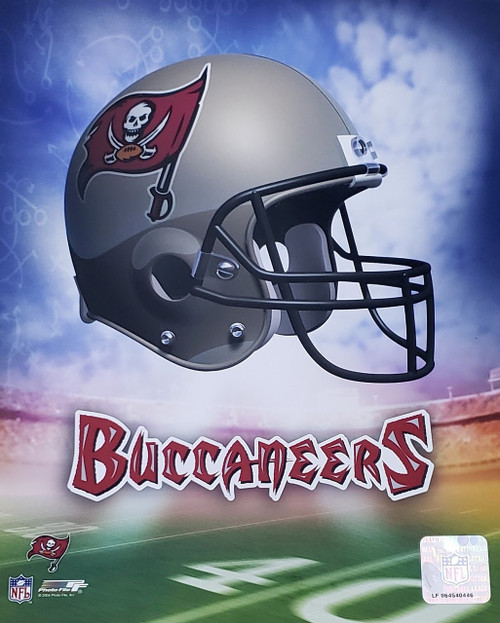 Tampa Bay Buccaneers NFL Helmet Logo Photo Print (8" x 10")