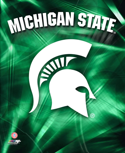 Michigan State Spartans NCAA Spartan Helmet Logo Photo - 8" x 10"