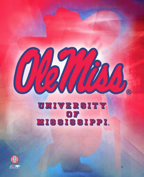 Ole Miss - Mississippi Rebels NCAA Logo Photo - 8" x 10"