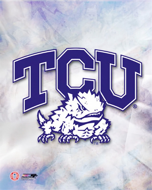 TCU - Texas Christian Horned Frogs NCAA Logo Photo Print