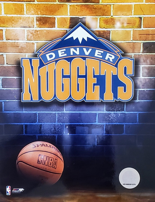 Denver Nuggets NBA Basketball Logo Photo - 8" x 10"