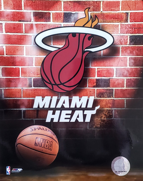 Miami Heat NBA Logo Photo - 8" x 10"