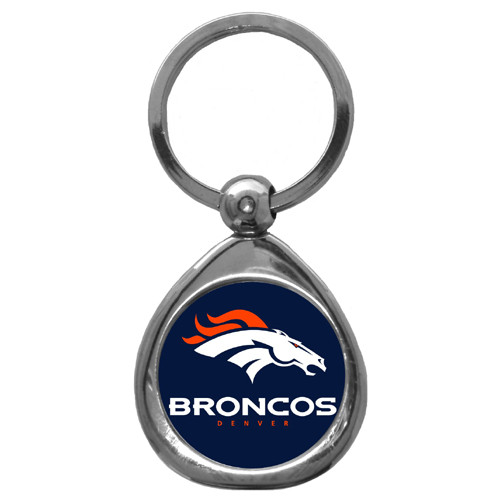 Denver Broncos Logo Chrome Key Chain