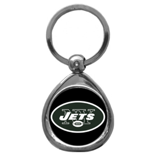 New York Jets Logo Chrome Key Chain