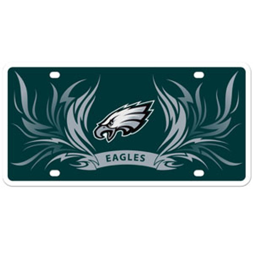 Philadelphia Eagles NFL Wild Flame License Plate