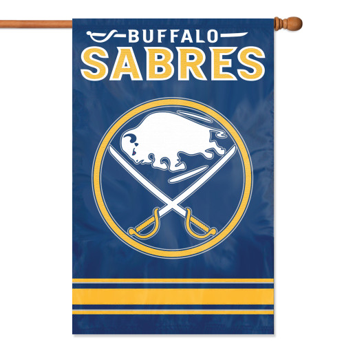 Buffalo Sabers 2 Sided Vertical Banner Flag