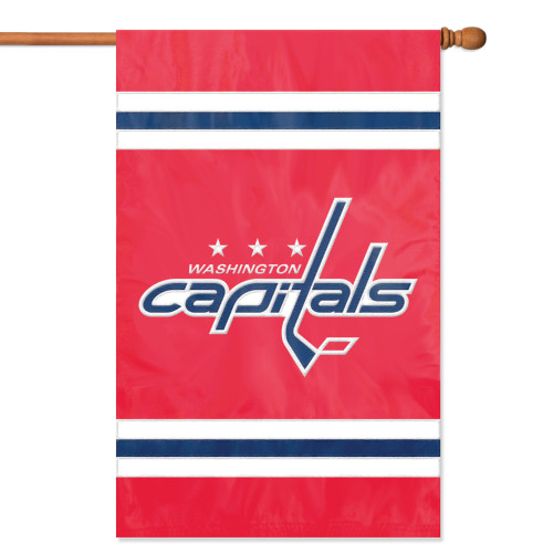 Washington Capitals 2 Sided Vertical Banner Flag