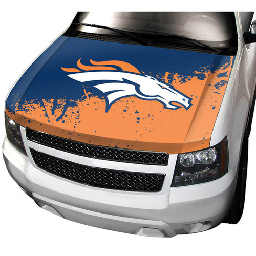 Denver Broncos NFL Automobile Hood Cover
