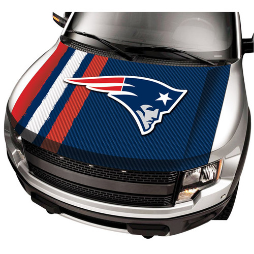 New England Patriots NFL Automobile Hood Cover New England Patriots NFL Automobile Hood Cover