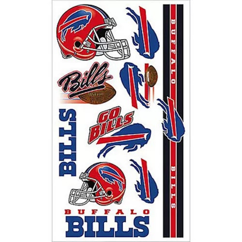 Buffalo Bills NFL Temporary Tattoos