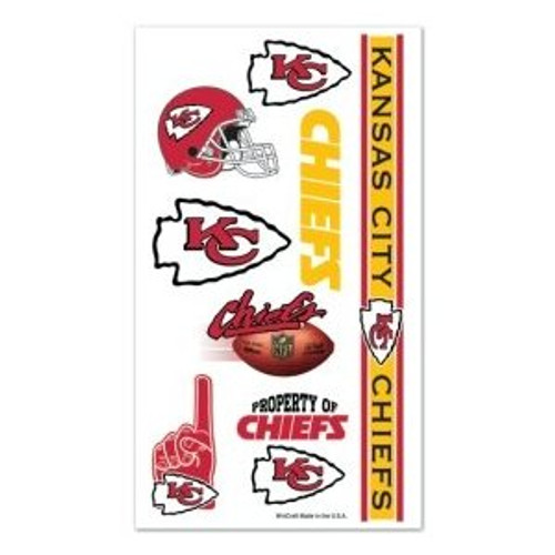Kansas City Chiefs NFL Temporary Tattoos